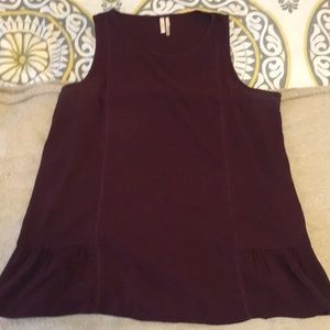Peplum tank top
